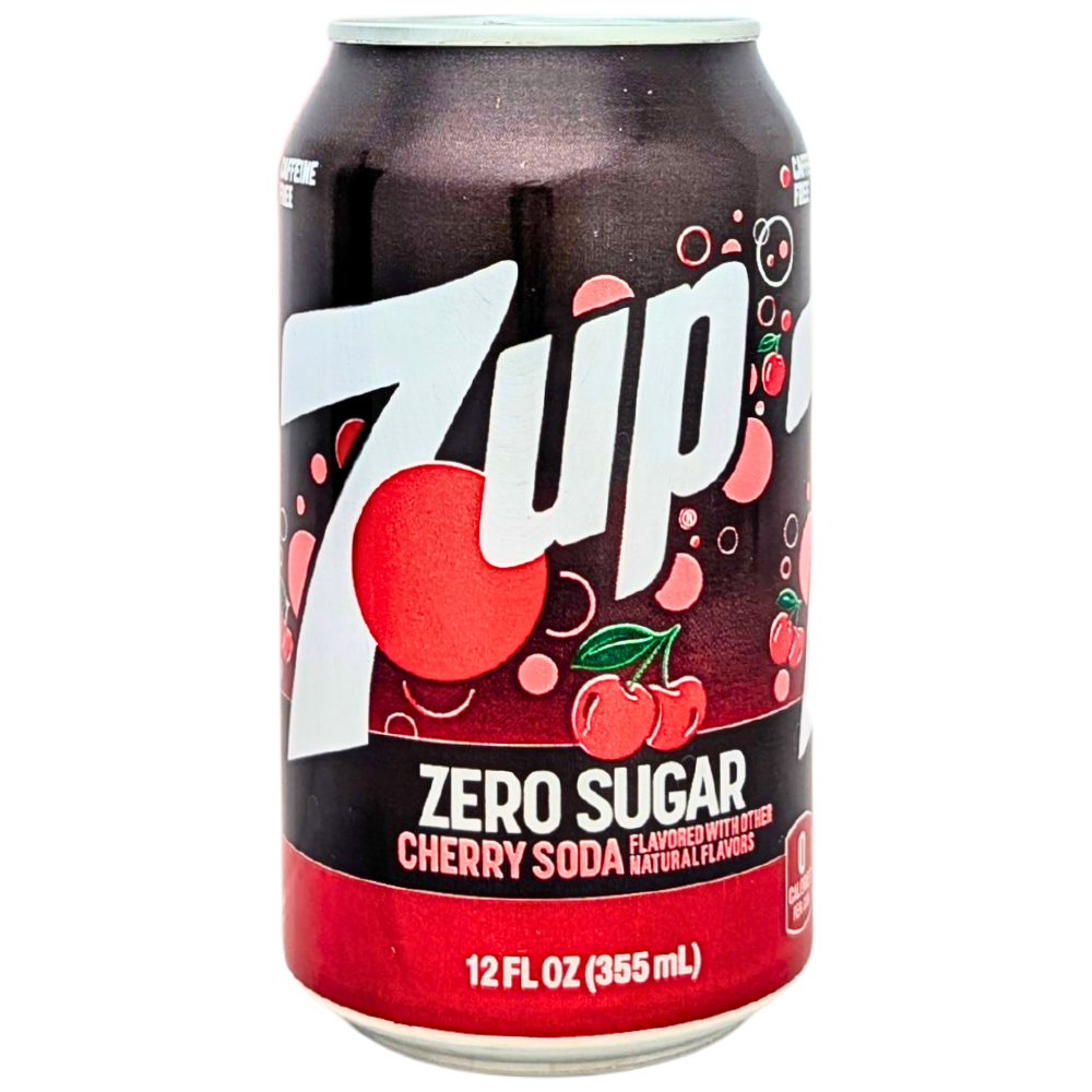7UP Cherry Zero Sugar - 355mL