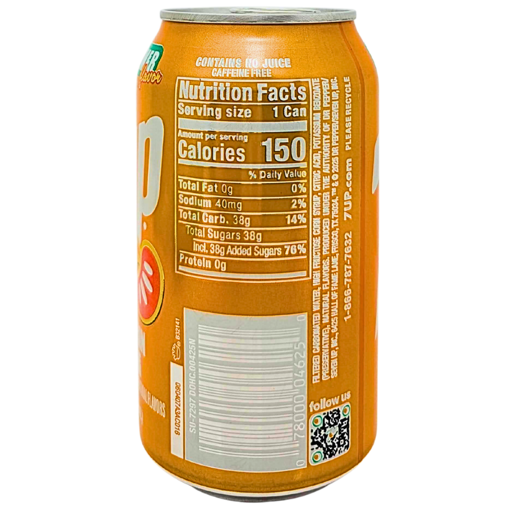 7UP Mandarin Orange - 355mL