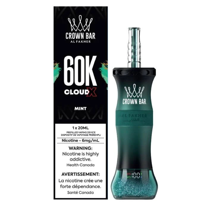 Al Fakher Crown Bar Cloud X 60K Mint