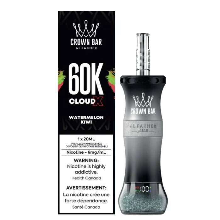 Al Fakher Crown Bar Cloud X 60K Watermelon Kiwi
