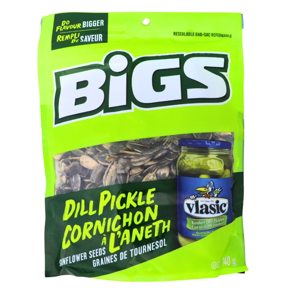 Bigs Vlasic Dill Pickle Sunflower Seeds - 150g