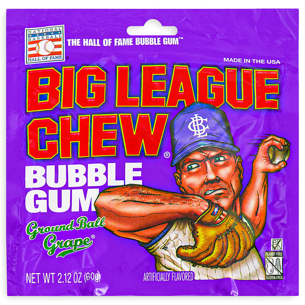 Big League Chew Ground Ball Grape - 2.12oz