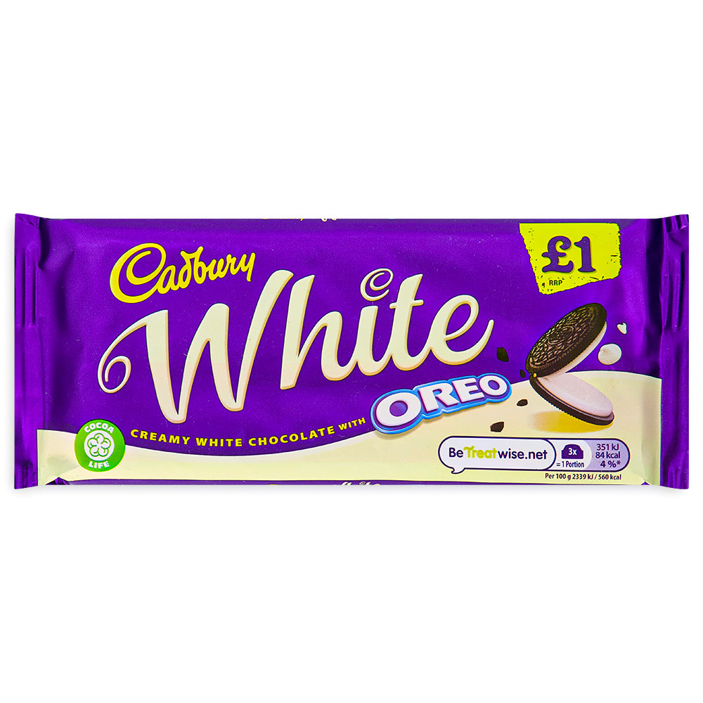 Cadbury White Oreo (UK) - 120g *BB Sep 03 2026*