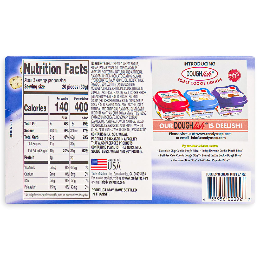 Cookies n Cream Bites Theatre Pack - 3.1oz