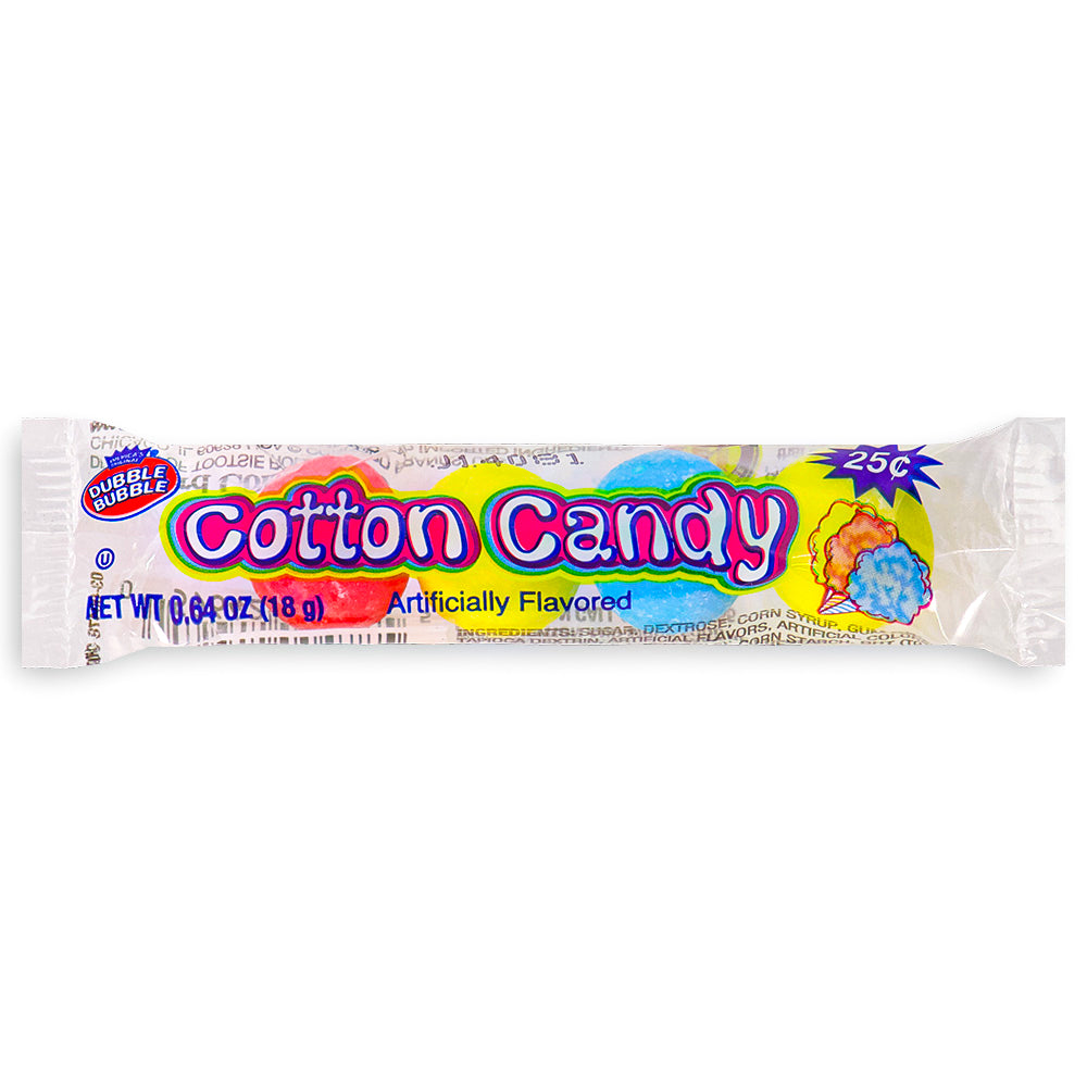 Dubble Bubble Cotton Candy Bubble Gum - 18g