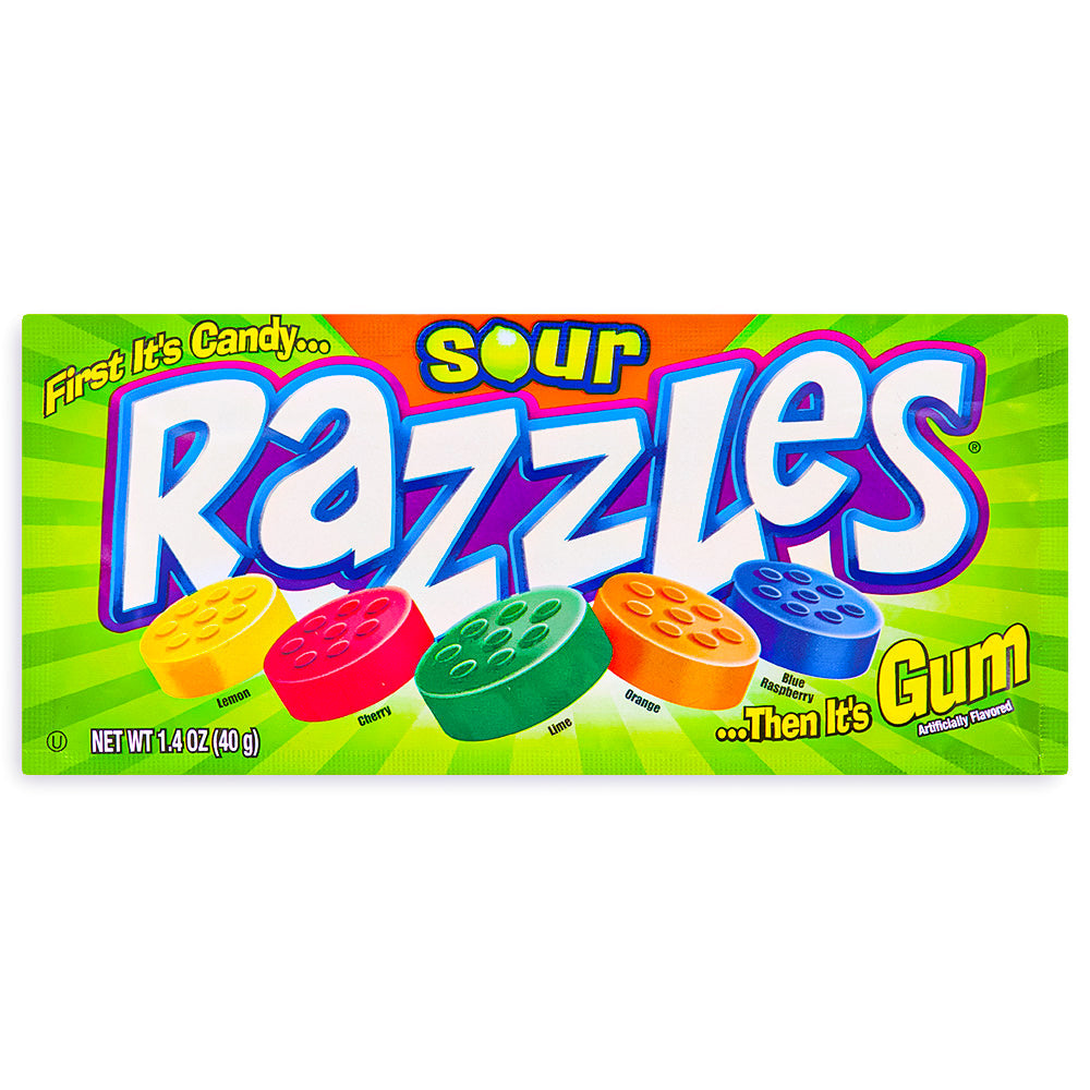 Razzles Sour Candy - 1.4 oz.