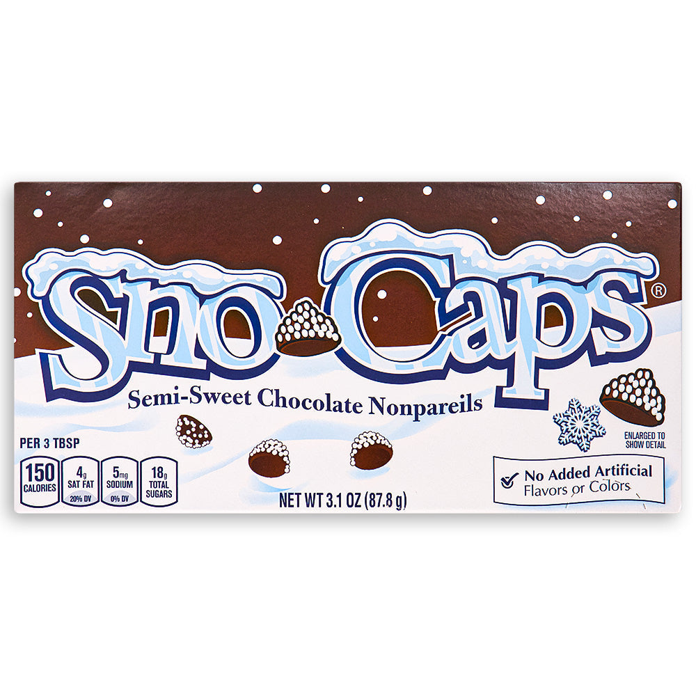Sno Caps Chocolate NonPareils Theatre Pack