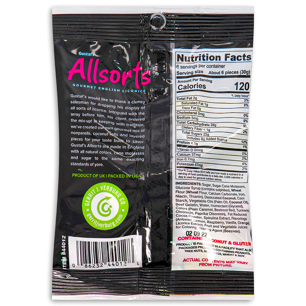 Gustaf's Allsorts Licorice Candies - 6.3oz