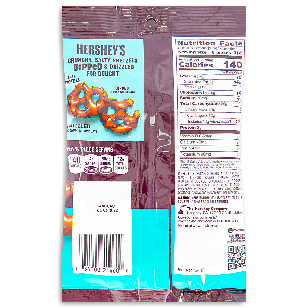 Hershey's Dipped Pretzels - 4.25oz