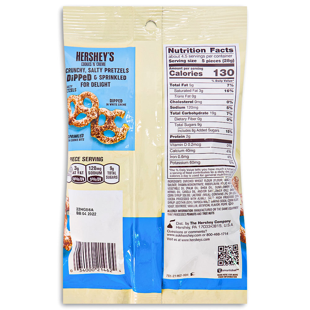 Hershey's Cookies 'n' Creme Dipped Pretzels - 4.25oz