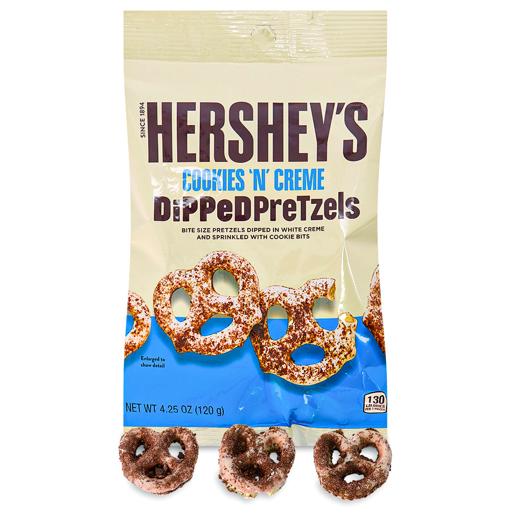 Hershey's Cookies 'n' Creme Dipped Pretzels - 4.25oz