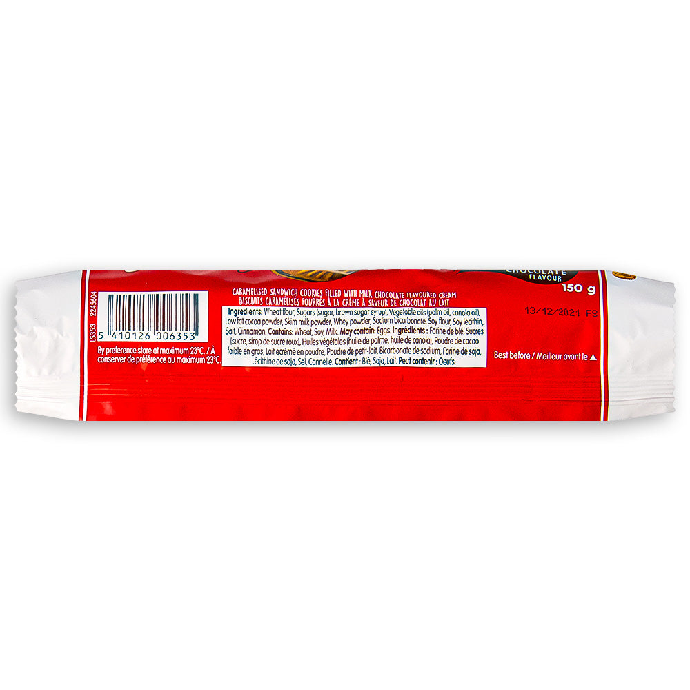 Lotus Sandwich Cookies Milk Chocolate Cream - 150g