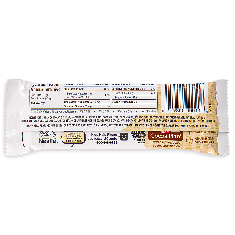 Aero Milk Chocolate Bubble Bar - 42g *BB Sep 19 2026*