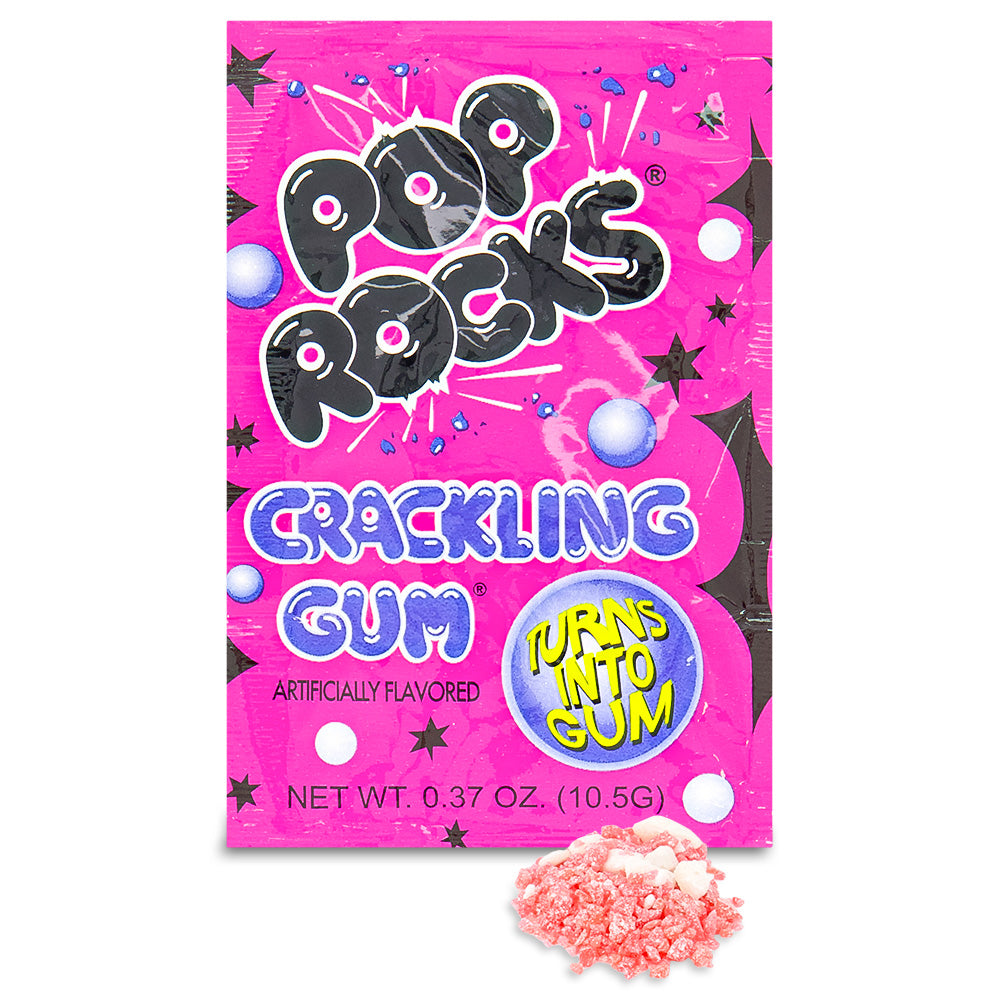 Pop Rocks Bubble Gum Popping Candy - .33oz.
