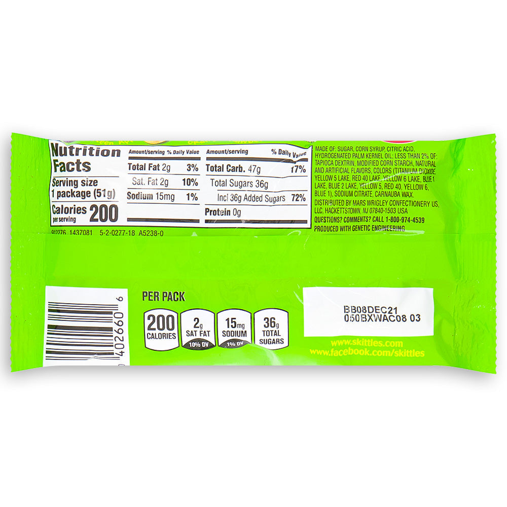 Skittles Sour Candies - 51g