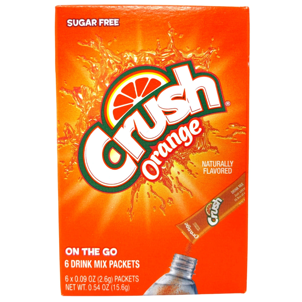 Crush Orange Singles to Go Drink Mix - 15.6g