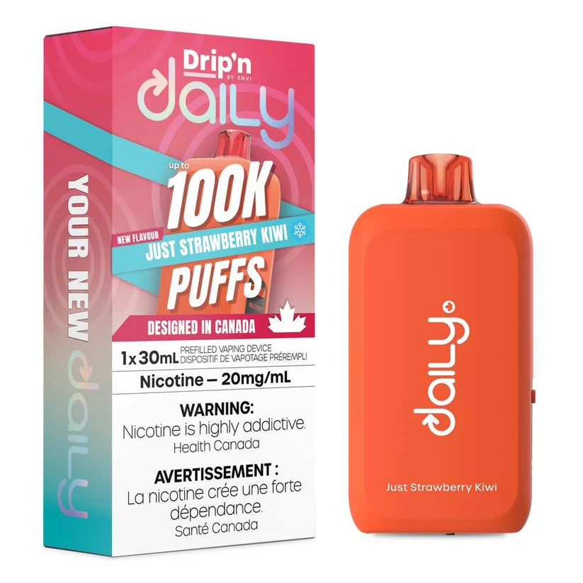 Drip’n By ENVI Daily 30ML 100K Just Strawberry Kiwi