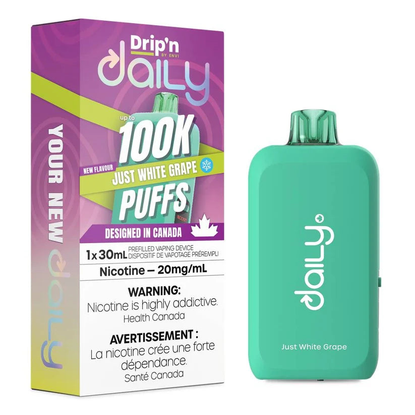 Drip’n By ENVI Daily 30ML 100K Raisin Blanc