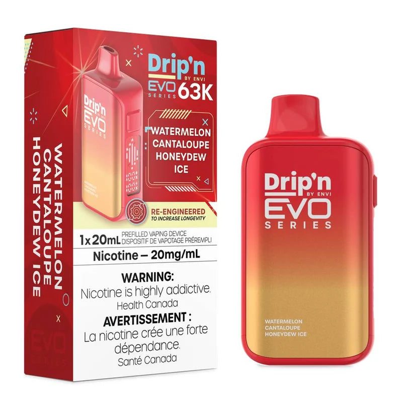 Drip'n By Envi EVO 63K Watermelon Cantaloupe Honeydew Ice