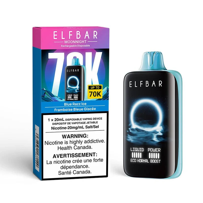 Elf Bar MoonNight 70K Blue Razz Ice