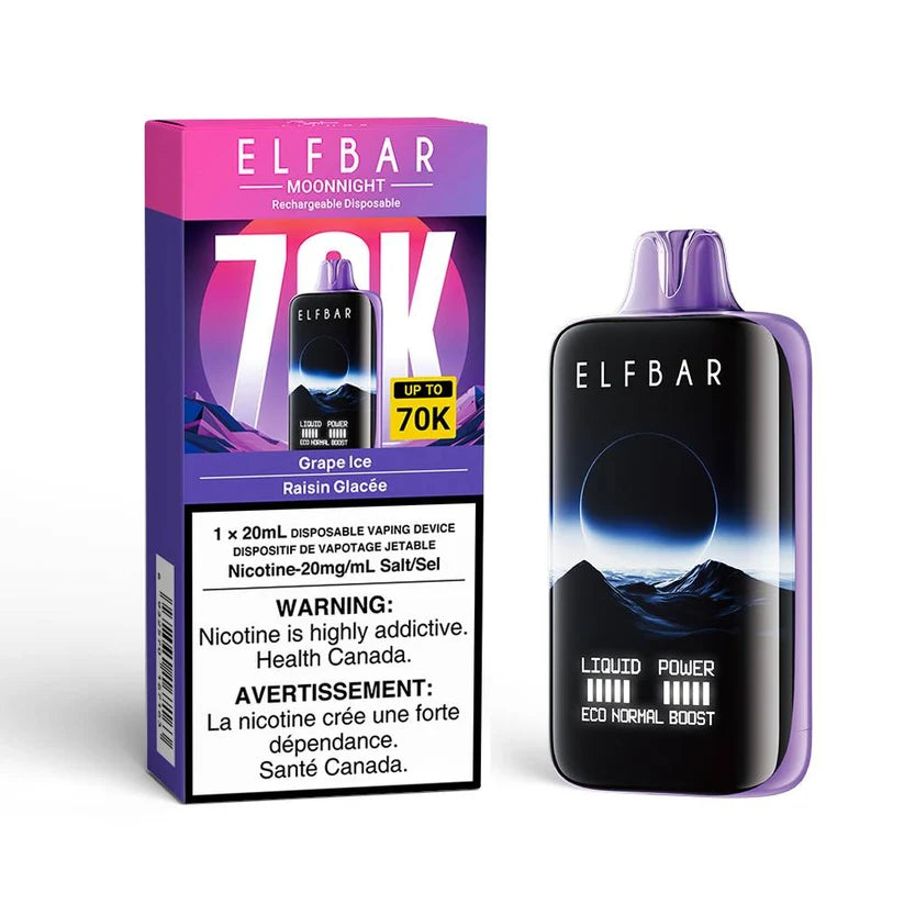Elf Bar MoonNight 70K Raisin Glacé