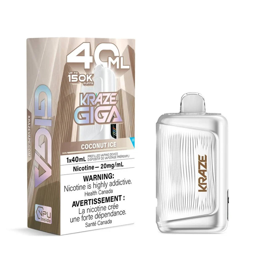 K.r.a.z.e G.i.g.a 40ML 150K Coconut Ice