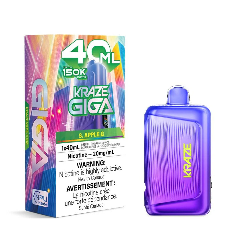 K.r.a.z.e G.i.g.a 40ML 150K S.Apple G