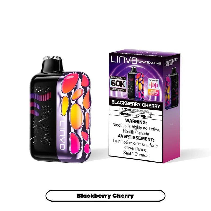 Linvo Rave 60K Pro Blackberry Cherry