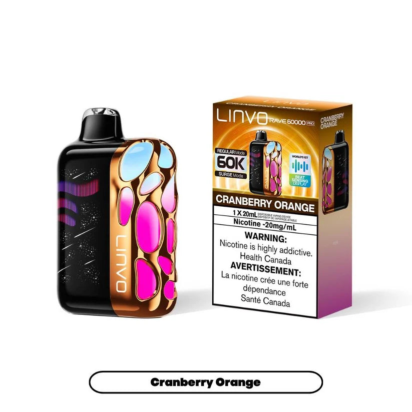 Linvo Rave 60K Pro Canneberge Orange