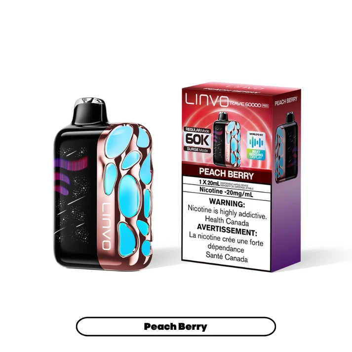 Linvo Rave 60K Pro Peach Berry