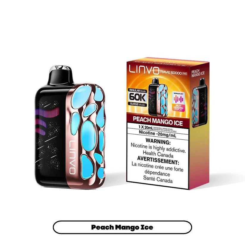 Linvo Rave 60K Pro Pêche Mangue Glacée