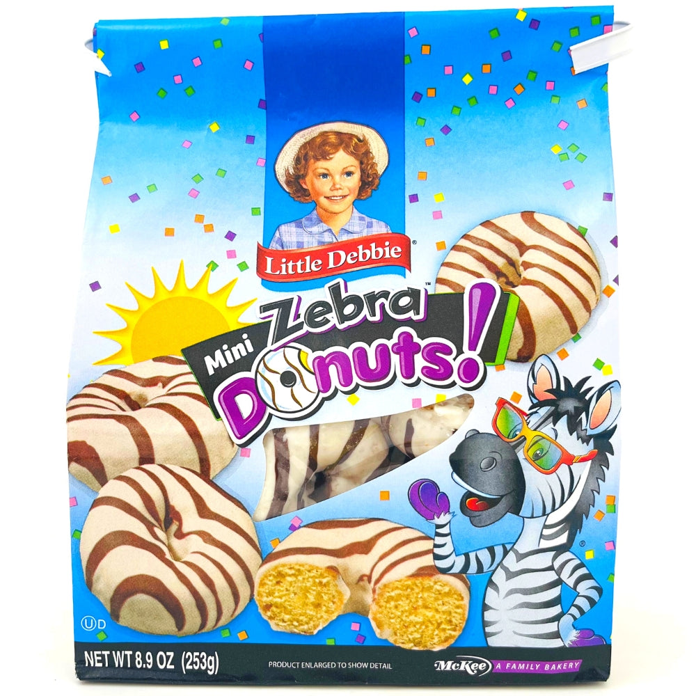 Little Debbie Zebra Mini Donuts - 253g **BB Aug 16 2026**