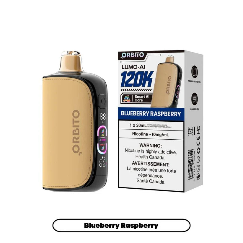 O.r.b.i.t.o Lumo AI 120K Blueberry Raspberry 10MG