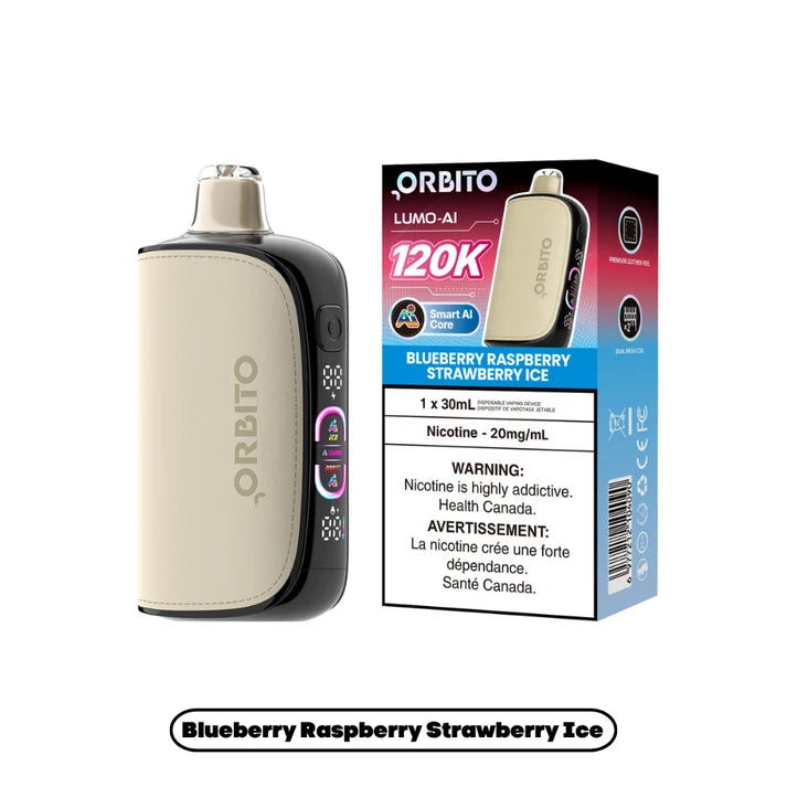 O.r.b.i.t.o Lumo AI 120K Blueberry Raspberry Strawberry Ice 20MG