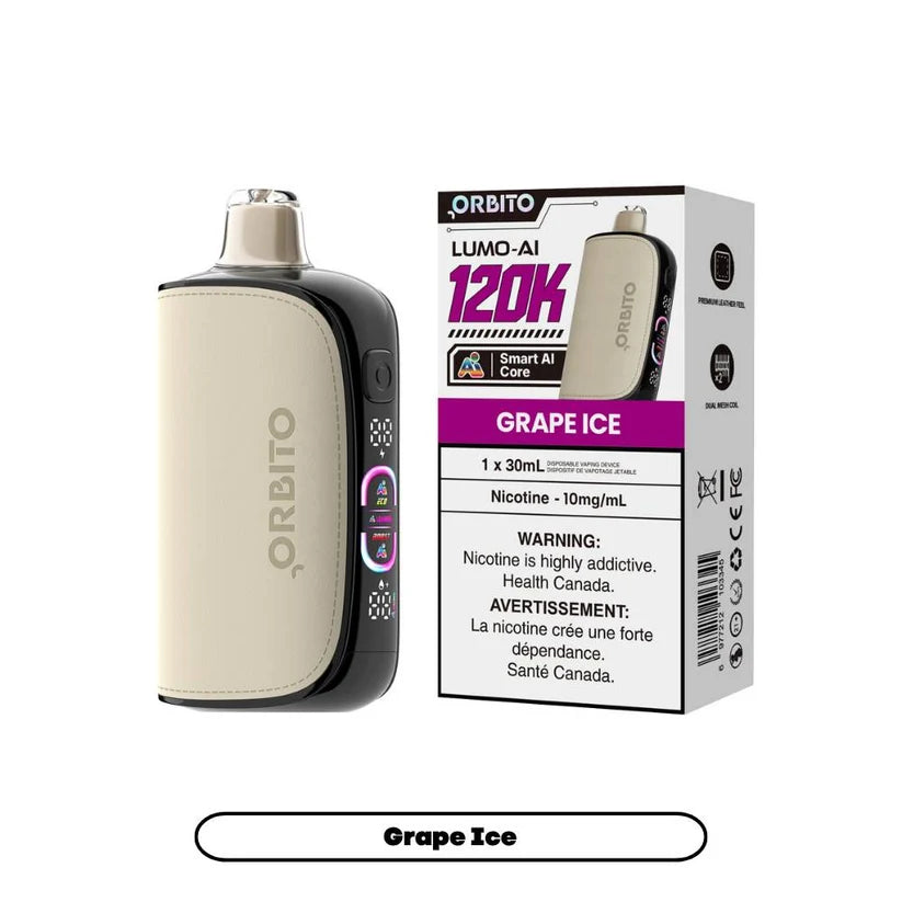 O.r.b.i.t.o Lumo AI 120K Grape Ice 10MG