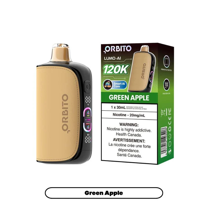 O.r.b.i.t.o Lumo AI 120K Green Apple 20MG