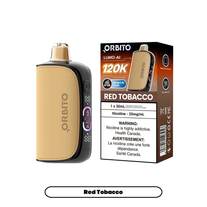 O.r.b.i.t.o Lumo AI 120K Red Tobacco 20MG