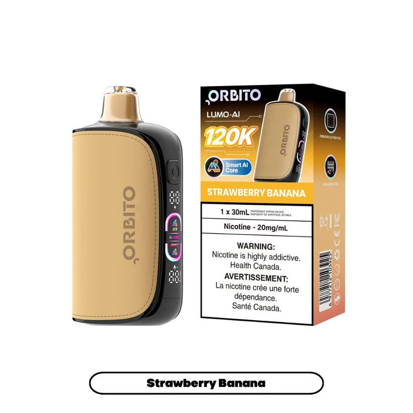 O.r.b.i.t.o Lumo AI 120K Strawberry Banana 20MG