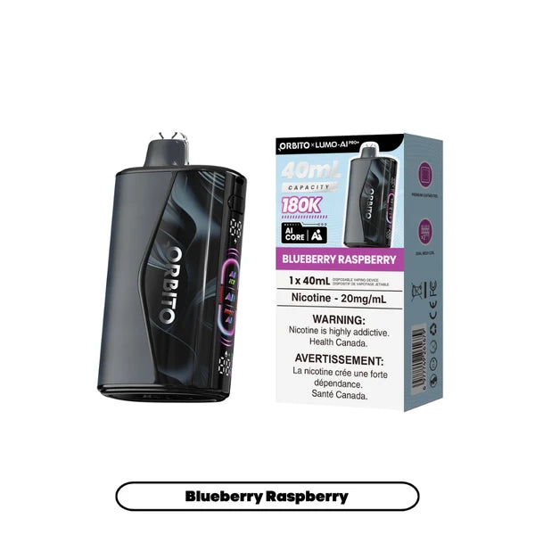 O.r.b.i.t.o Lumo AI Pro+ 180K 20MG Blueberry Raspberry