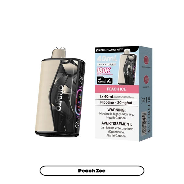 O.r.b.i.t.o Lumo AI Pro+ 180K 20MG Peach Ice