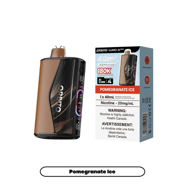 O.r.b.i.t.o Lumo AI Pro+ 180K 20MG Pomegranate lce