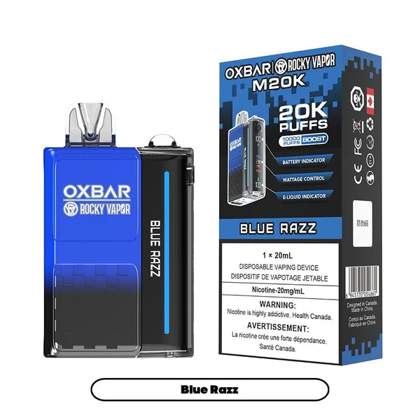 O.x.b.a.r M20K Blue Razz