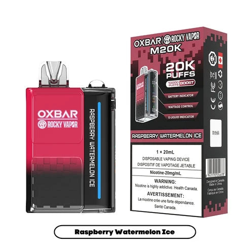 O.x.b.a.r M20K Raspberry Watermelon Ice