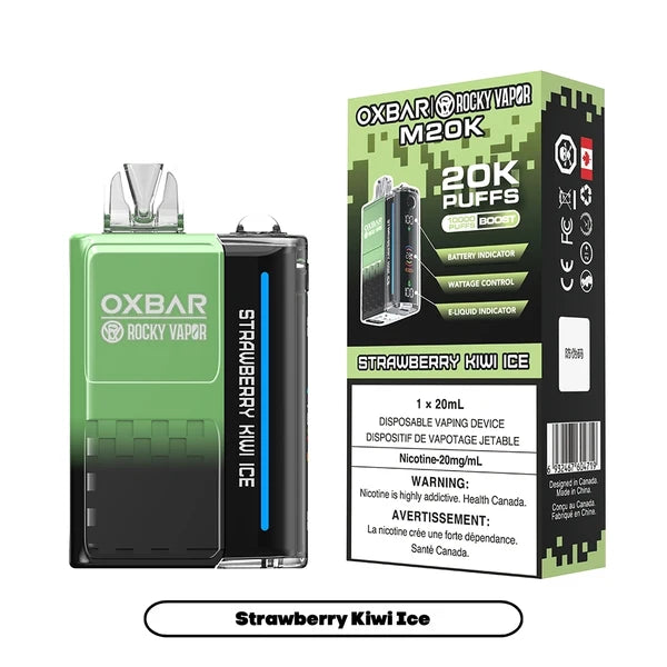 O.x.b.a.r M20K Strawberry Kiwi Ice