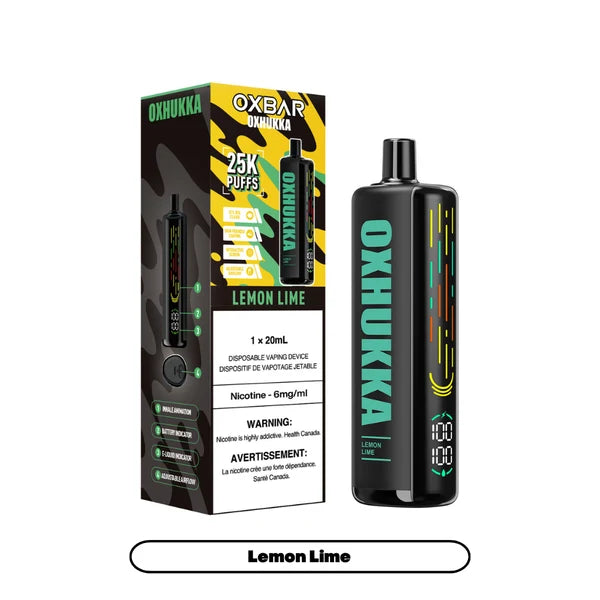 O.x.b.a.r Oxhukka Lemon Lime 25K