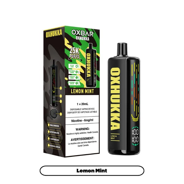 O.x.b.a.r Oxhukka Lemon Mint 25K