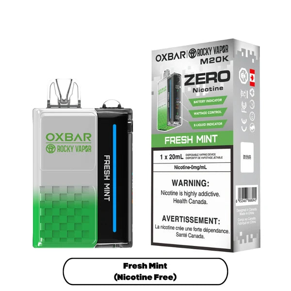 O.x.b.a.r Rocky M20K Zero Nic Fresh Mint