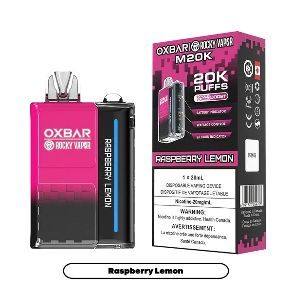 O.x.b.a.r M20K Raspberry Lemon