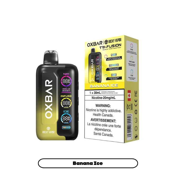 Oxbar Tri Fusion X Rocky Banana Ice