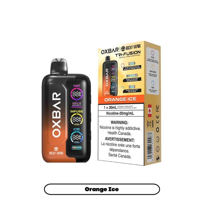 Oxbar Tri Fusion X Rocky Orange Ice